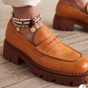 Free people Lyra lug sole loafer